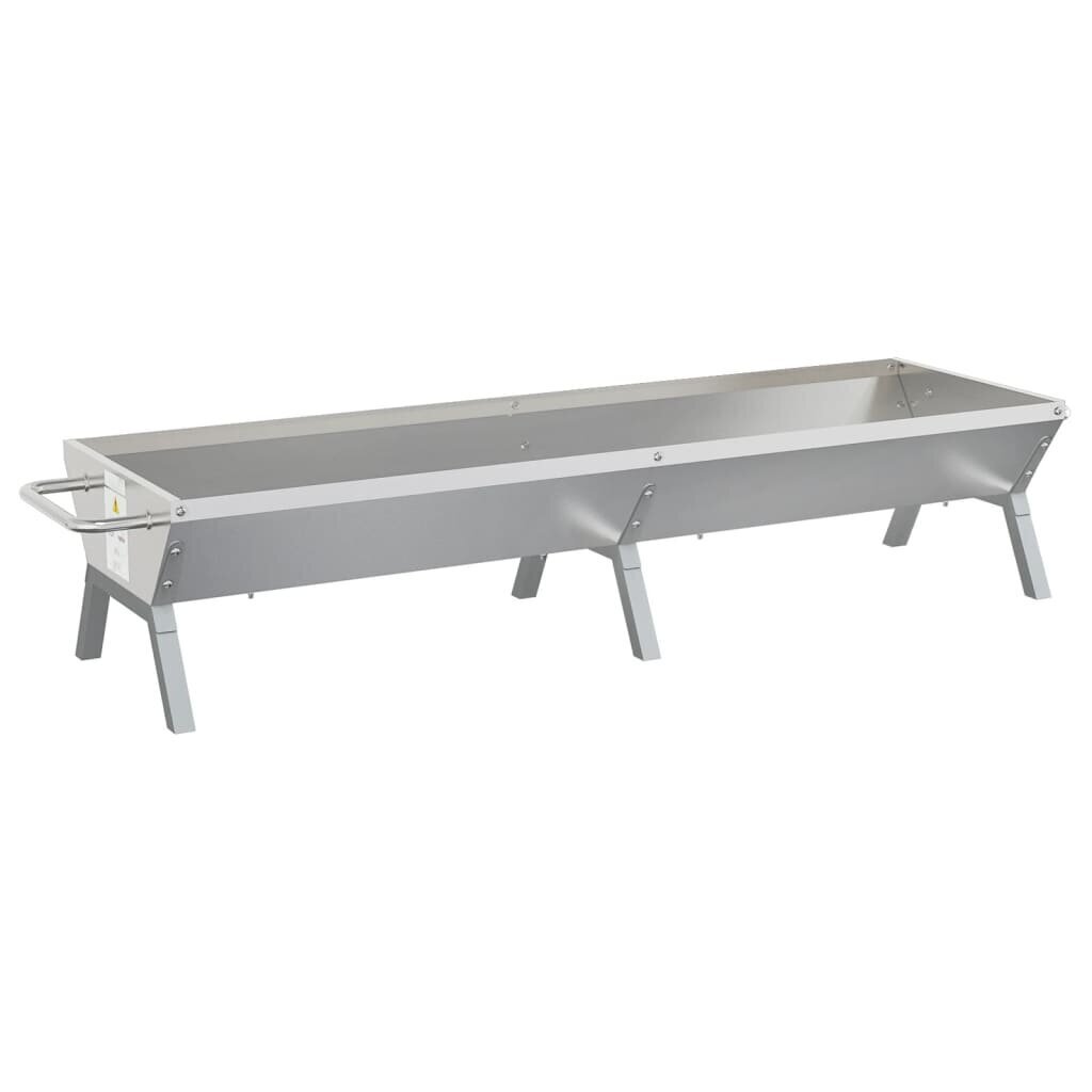 vidaxlkepsninesidabrinis158x42x31cmplienascopyof37269reference  belsilt Rust metalinė vidaXL nerūdijančio plieno kepsninė 158x42x31 cm