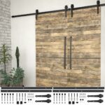 vidaXL stumdomų durų įrangos rinkiniai 200 cm plienas  belsilt
