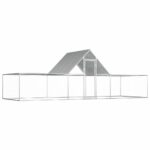 Voljeras 6x2x2m sidabrinis – erdvi ir tvirta vištidė