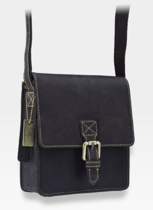 Vyriška rankinė Visconti 18722 tamsi ruda  natūrali oda