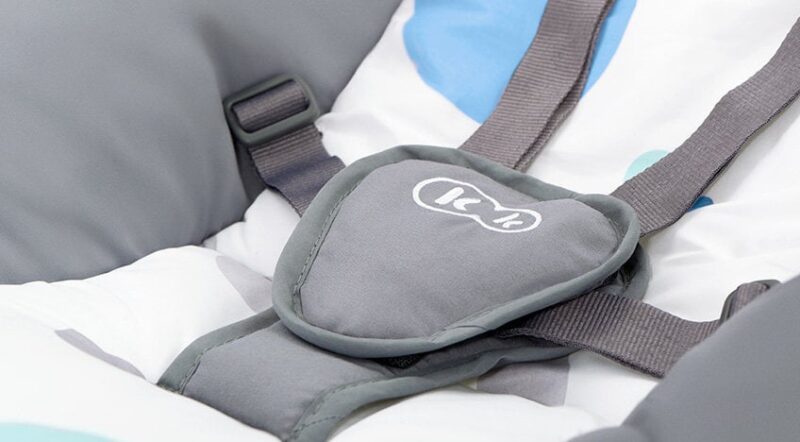 Gultukas/sūpynės Kinderkraft Minky, 0-9 kg, žalias - Image 7