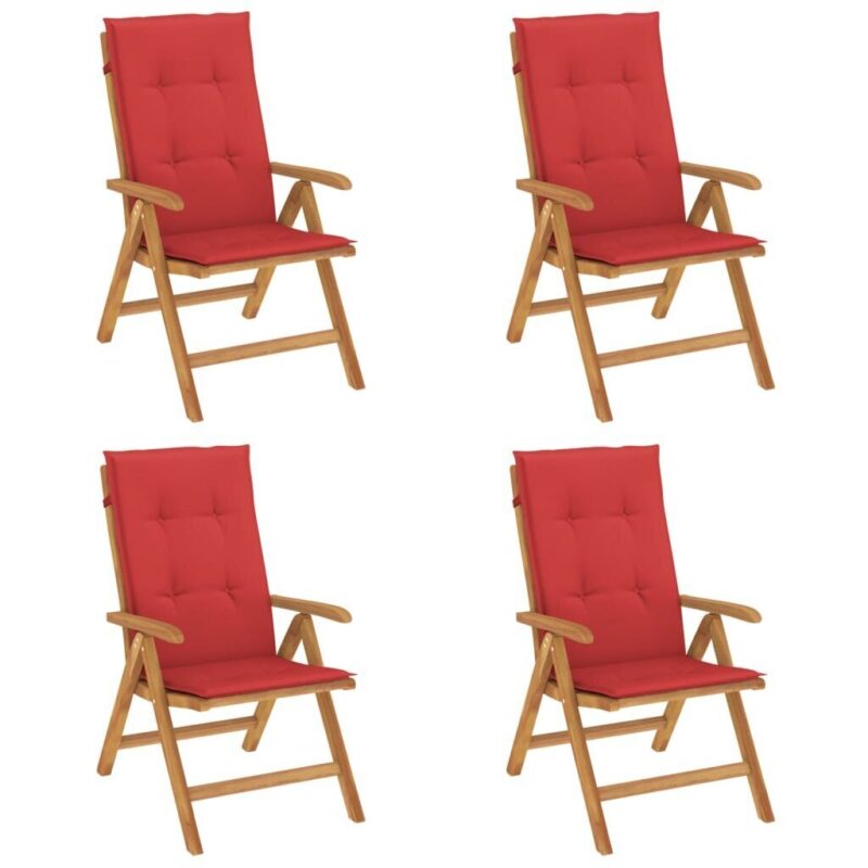 4-ių dalių sodo kėdžių komplektas su pagalvėlėmis vidaXL, rudas - Image 2