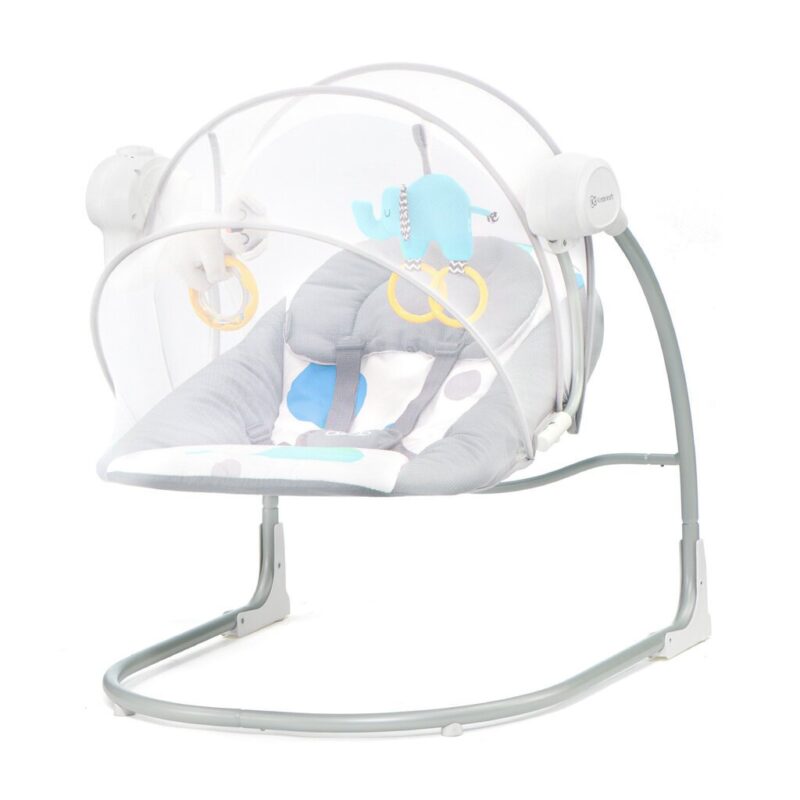 Gultukas/sūpynės Kinderkraft Minky, 0-9 kg, žalias - Image 4