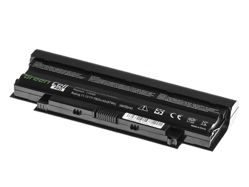 Nešiojamo kompiuterio akumuliatorius Green Cell Pro Laptop Battery for Dell Inspiron 15R N5010 N5050 N5110 17R N7010 N7110 Vostro 3450 3550 3750 7800mAh - Image 3