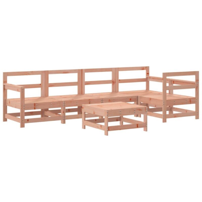 6-ių dalių sodo poilsio komplektas su pagalvėlėmis vidaXL, rudas - Image 2