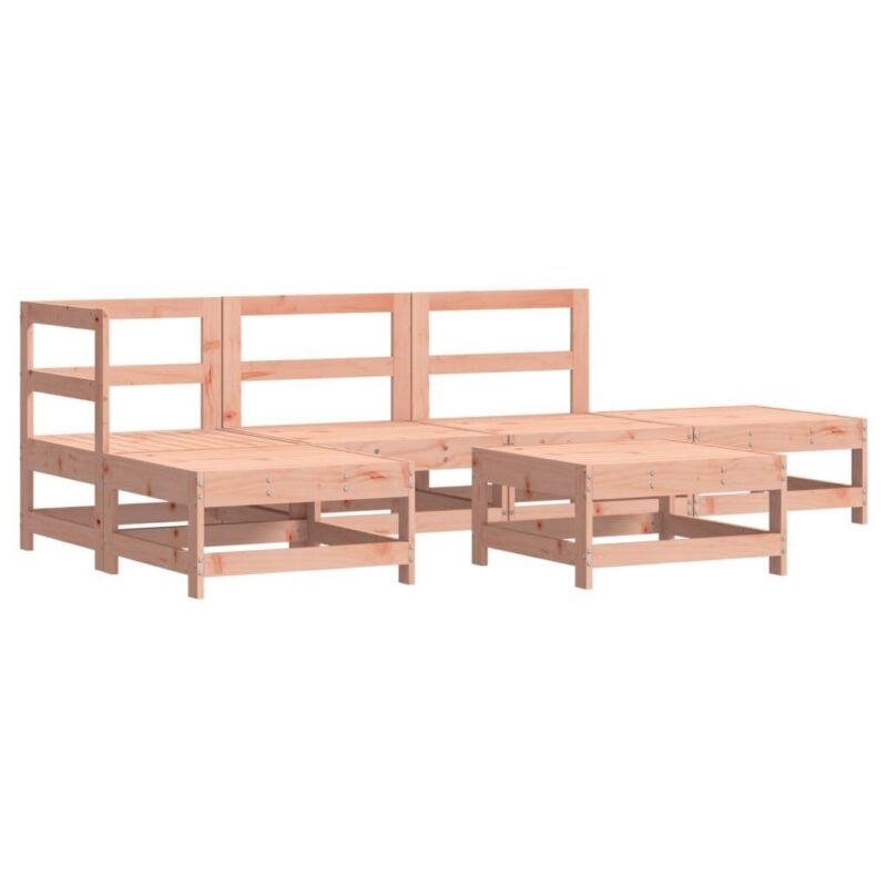 6-ių dalių sodo poilsio komplektas su pagalvėlėmis vidaXL, rudas - Image 2