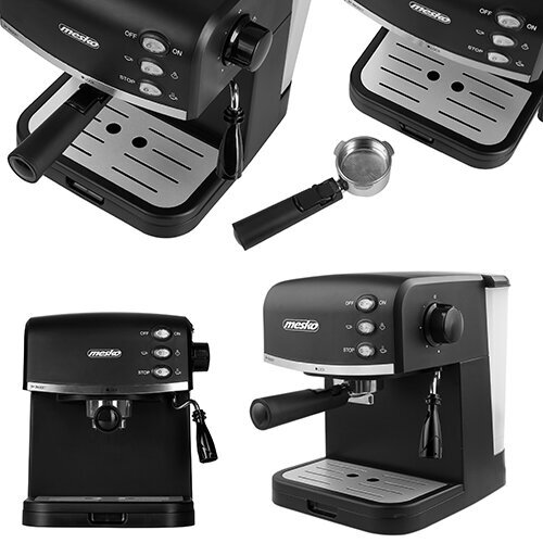 9e742208899a296c2cdfa7a05f3464c4reference  belsilt Pusiau automatinis kavos aparatas Mesko Espresso MS 4409