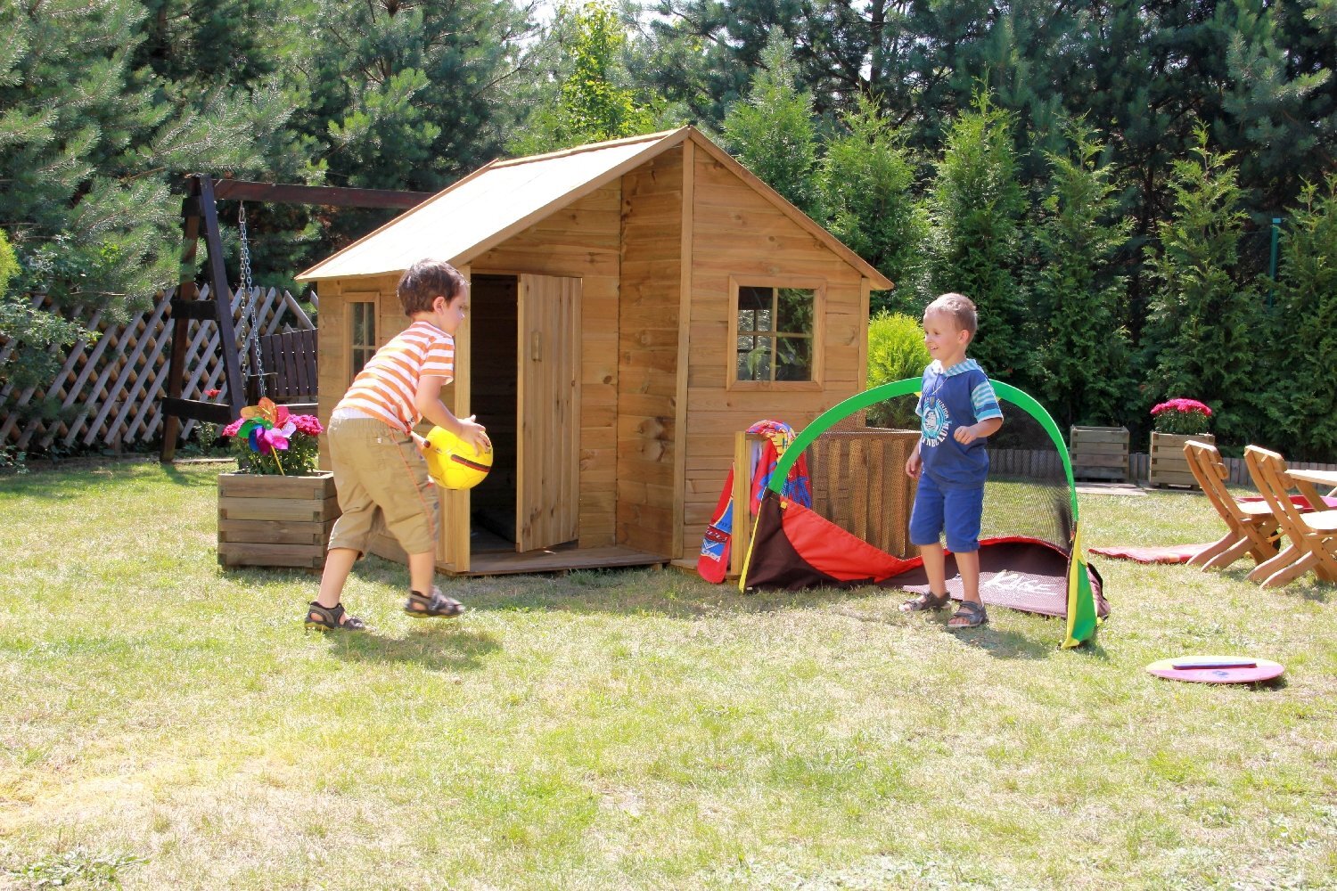 9ebf85489c6bc6fae38694c66b88d301reference belsilt Medinis žaidimų namelis Aviliukas vaikams nuo 1 m