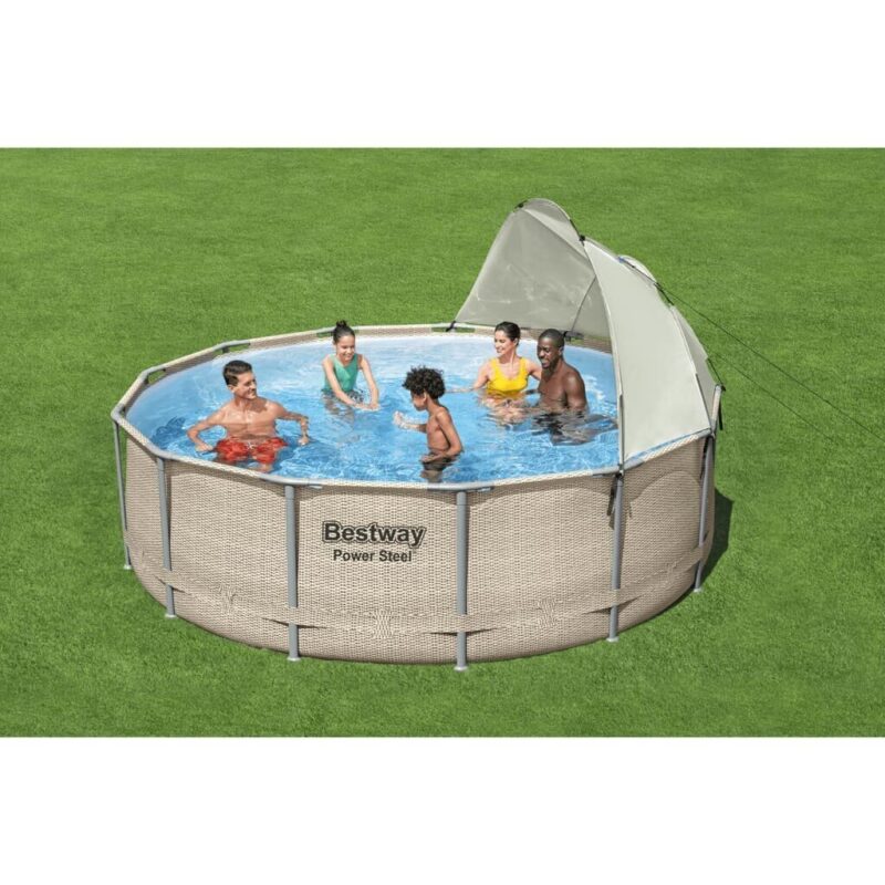 Bestway baseino stogelis | UPF 40+ apsauga, lengvas montavimas