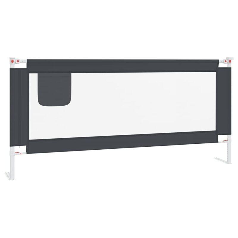 Apsauginis turėklas vaiko lovai 200x25cm, pilkas – Belsi.lt