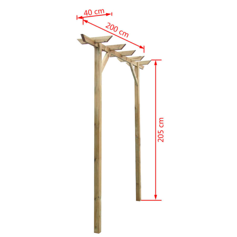 Augalų atrama, 205 cm, Ruda - Image 4