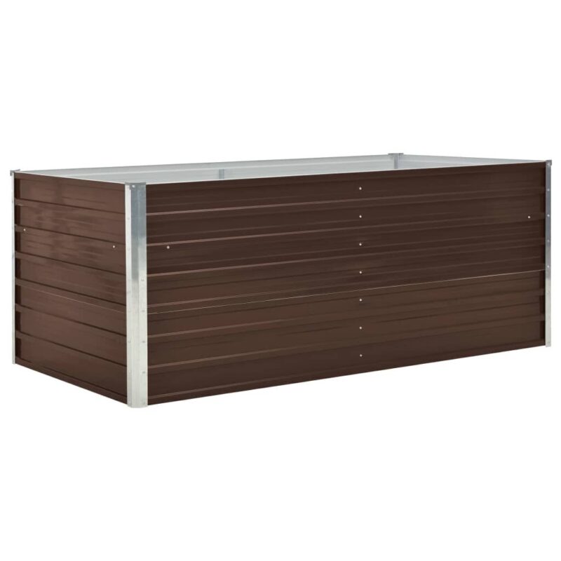 Aukštas sodo lovelis 160x80x45cm rudos spalvos  Belsilt