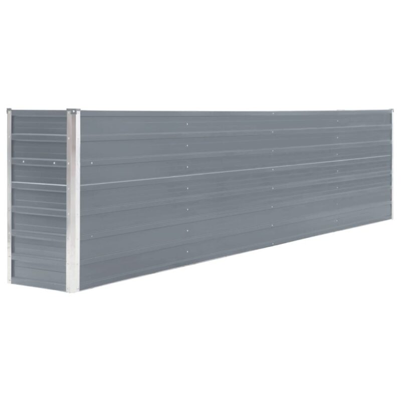 Aukštas galvanizuoto plieno sodo lovelis 320x40x77 cm