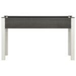 Aukštas sodo lovelis vidaXL 120x40x75cm pilkas  Belsilt