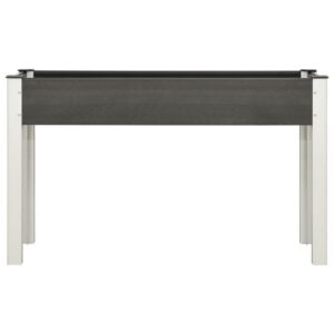 Aukštas sodo lovelis vidaXL 120x40x75cm pilkas – Belsi.lt