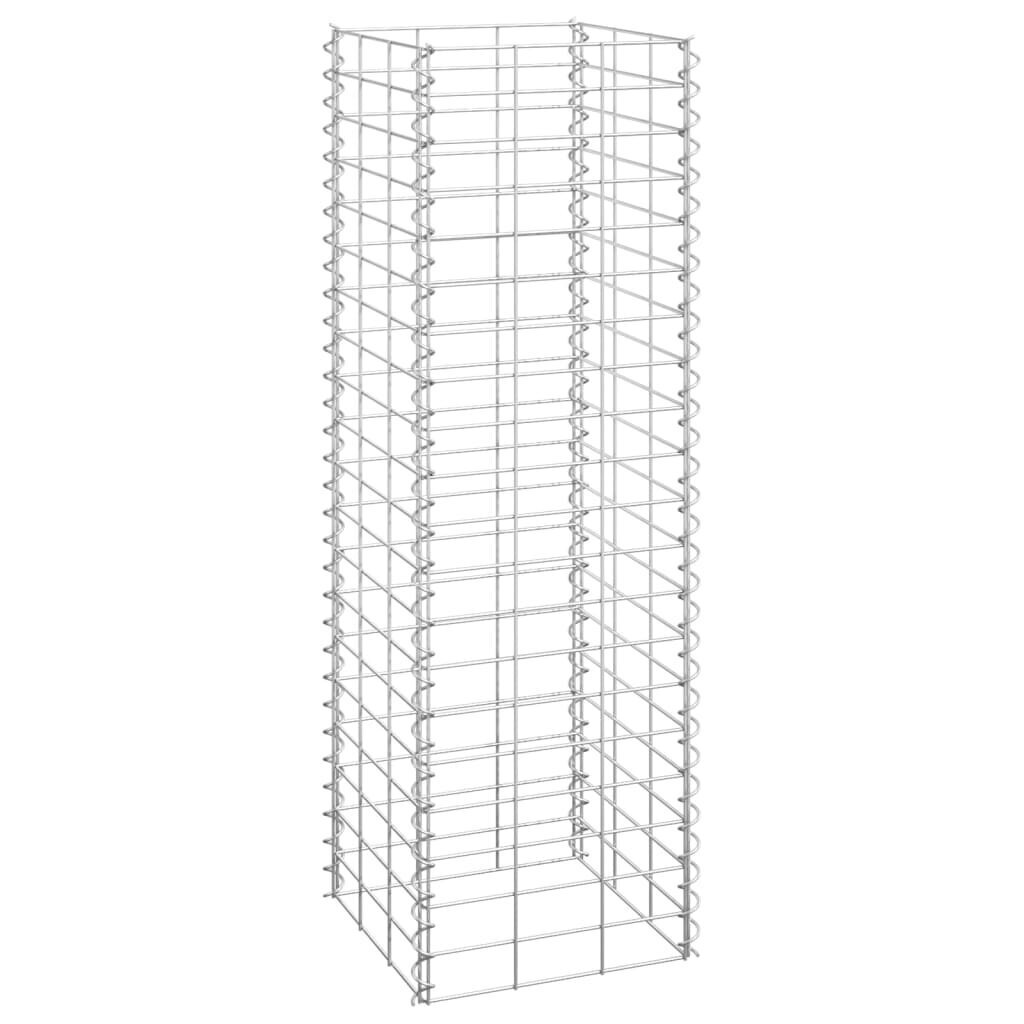 aukstigabionuloveliai3vnt30x30x100cmgelezis8534ekainareference  belsilt Aukšti gabionų loveliai 3vnt 30x30x100cm geležis sidabr