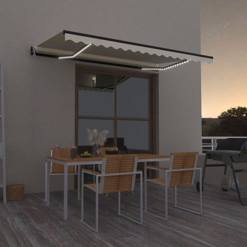 Automatinė markizė su led/vėjo jutikliu, 450x350 cm, ru - Image 2