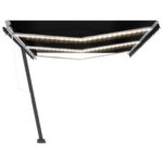 Automatinė markizė 600×350 cm su LED ir vėjo jutikliu