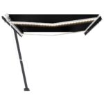 automatinemarkizesuledvejojutikliujuoda500x350fba9ereference belsilt Automatinė markizė su LEDvėjo jutikliu 500×350 cm juoda