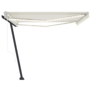 Automatinė markizė su LED ir vėjo jutikliu, 450×300 cm