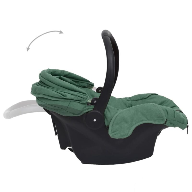 Automobilinė kėdutė kūdikiams, vidaXL Green, 42 x 65 x 57 cm - Image 7
