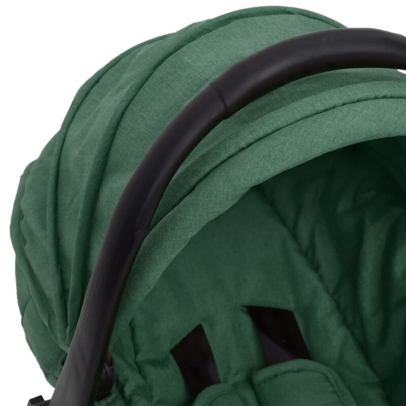 Automobilinė kėdutė kūdikiams, vidaXL Green, 42 x 65 x 57 cm - Image 9