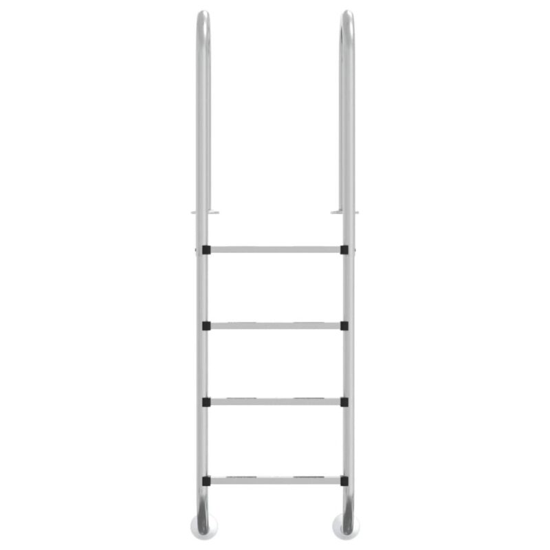 Baseino kopėčios vidaXL 54x38x184,5cm nerūdijantis plienas