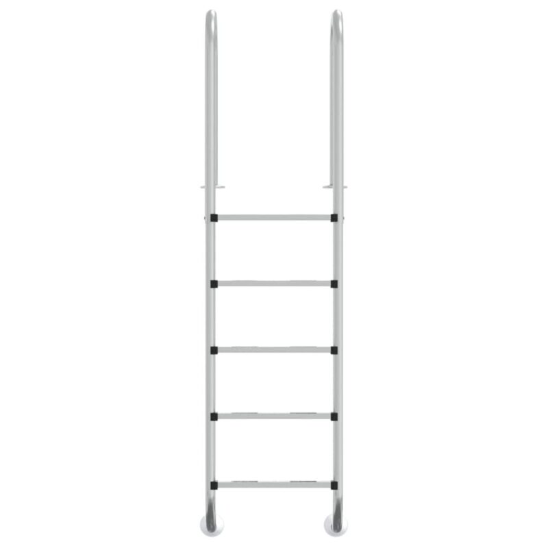 Baseino kopėčios vidaXL 54x38x211cm nerūdijantis plienas