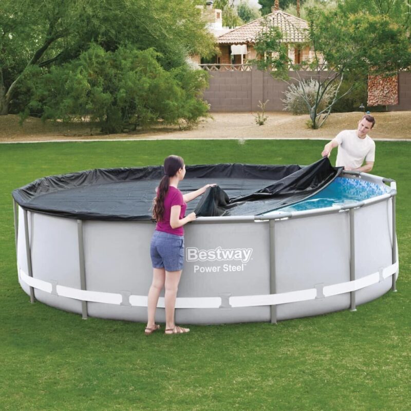 Baseino uždangalas Bestway Flowclear 427 cm – patikima apsauga