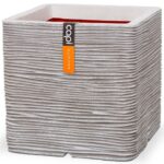 Capi Nature Rib vazonas 40x40 cm  tvirtas ir funkcionalus