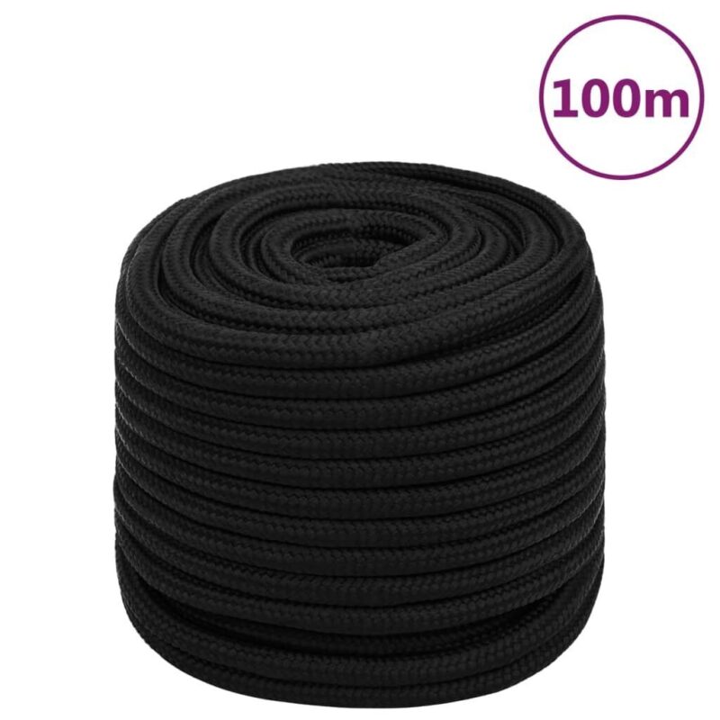 Darbo virvė, 18mm, juoda, 100m - Image 4