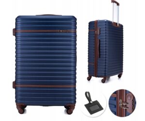 Didelis Solier STL957 XL lagaminas tamsiai mėlynas – Belsi.lt