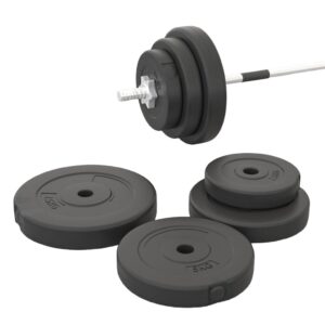 Diskiniai cementiniai svoriai 30kg rinkinys Belsilt