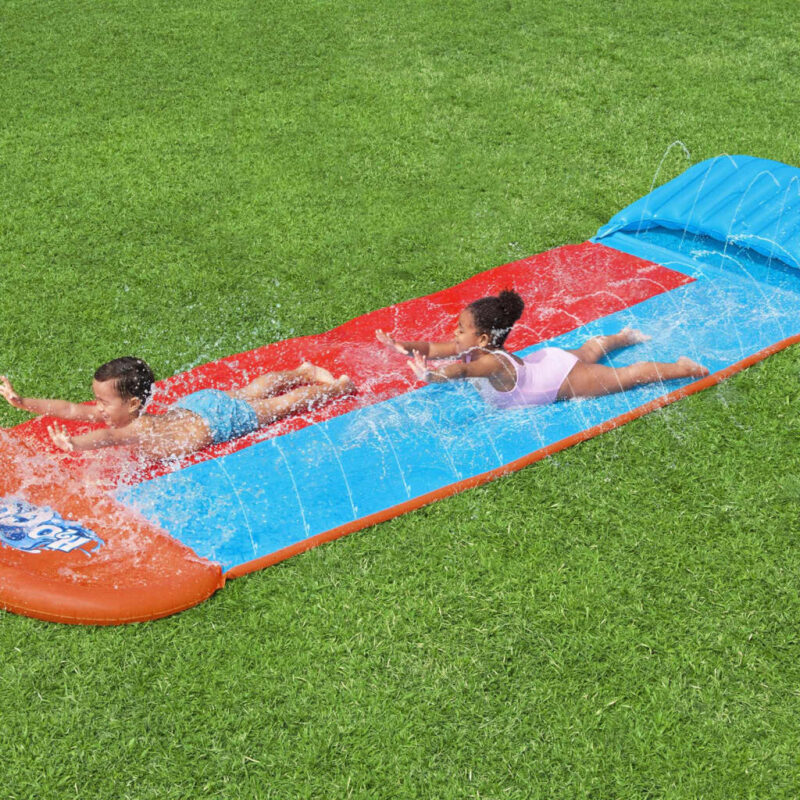Dviguba vandens čiuožykla Bestway H2OGO Tsunami Splash Ramp
