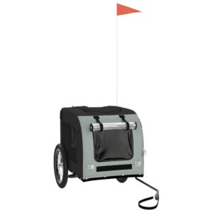 Dviračio priekaba šunims vidaXL – patvari ir saugi