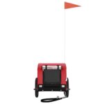 Dviračio priekaba šunims vidaXL  patvari ir saugi kelionė