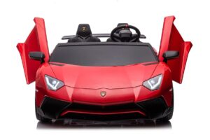 Dvivietis elektromobilis Lamborghini Aventador SV vaikams