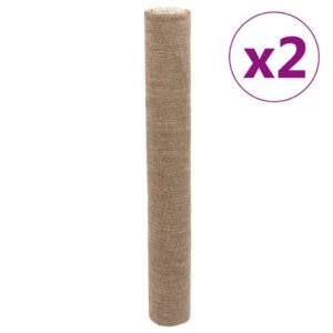 Džiuto ritiniai vidaXL 2 vnt 1x50 m  ekologiška apsauga