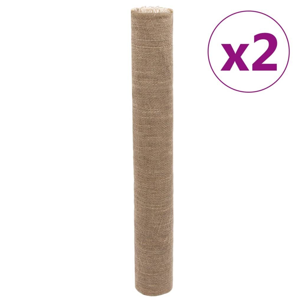 dziutoritiniaividaxl2vnt1x50m80872reference  belsilt Džiuto ritiniai vidaXL 2 vnt 1x50 m  ekologiška apsauga