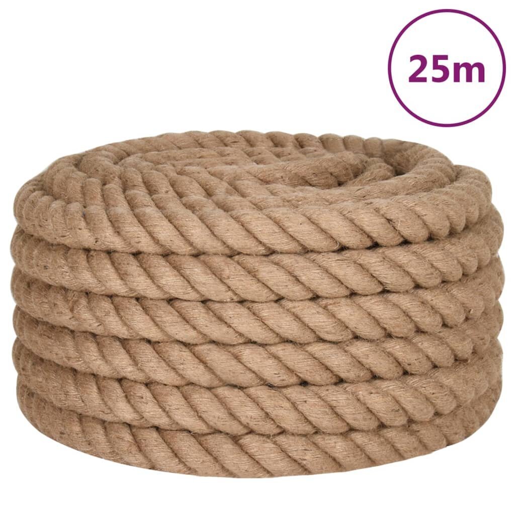 dziutovirve25mx30mm36103internetureference  belsilt Džiuto virvė 25 m x 30 mm  tvirta ir natūrali  belsilt