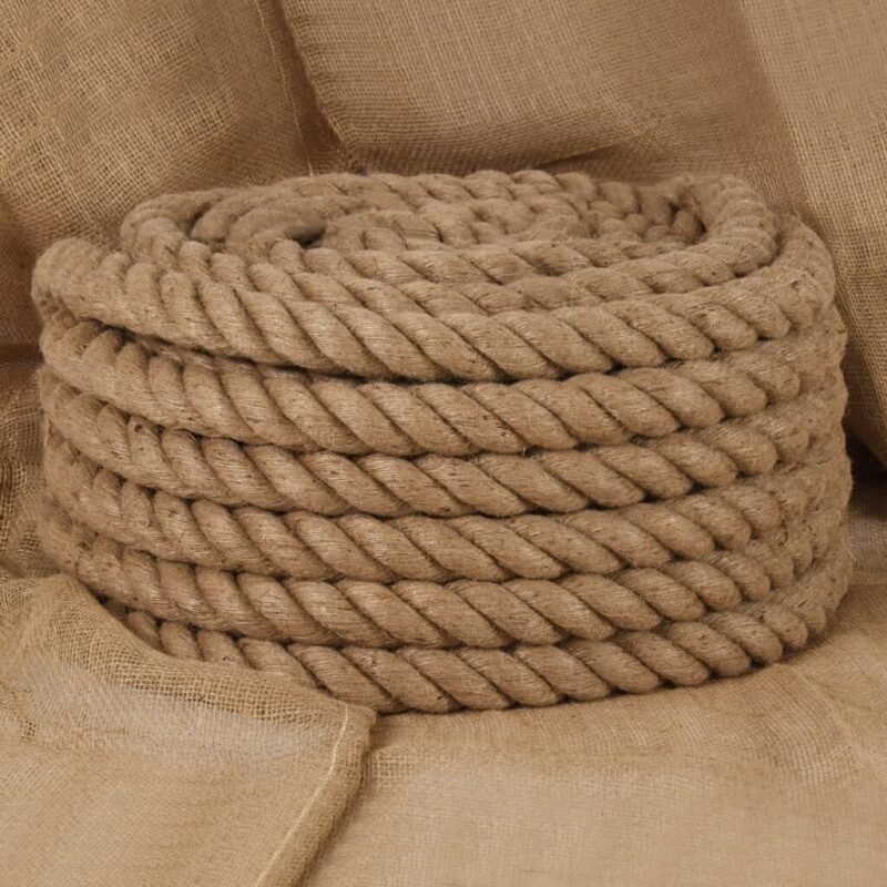 Džiuto virvė 25 m x 30 mm  tvirta ir natūrali  belsilt