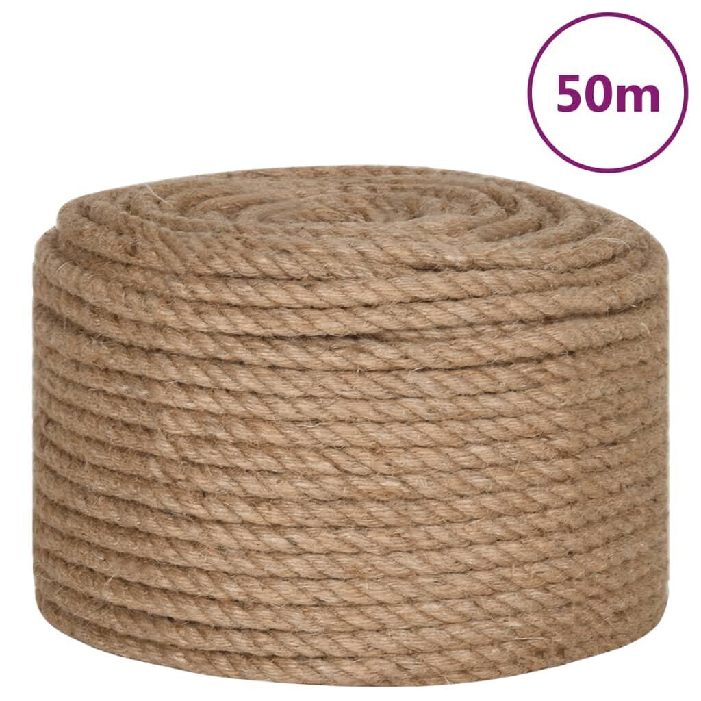 dziutovirvevidaxl50mx14mm58597internetureference  belsilt Džiuto virvė vidaXL 50 m x 14 mm  tvirta ir universali