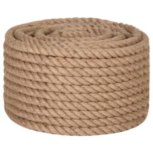 Džiuto virvė vidaXL 50 m x 16 mm  tvirta ir universali