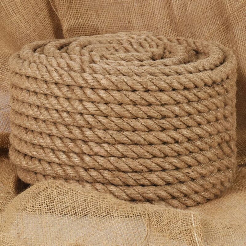 Džiuto virvė vidaXL 50 m x 16 mm  tvirta ir universali