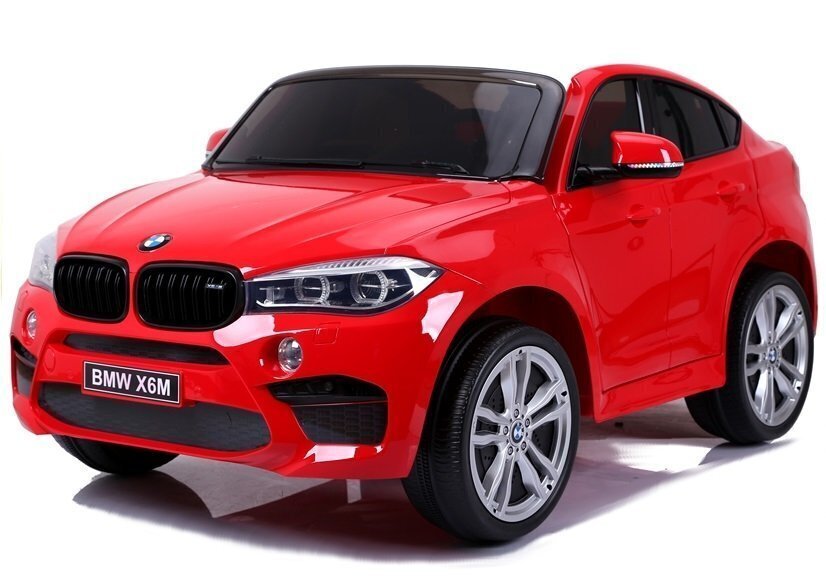 elektrinisvisureigisbmwx6msviesiairaudonaspirktireference belsilt Elektrinis visureigis BMW X6M šviesiai raudonas vaikams
