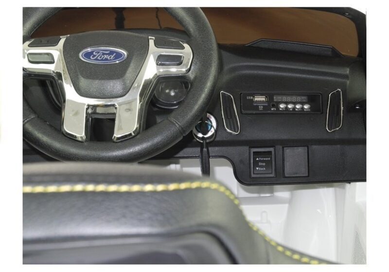 Elektromobilis vaikams Ford Focus RS, baltas - Image 9