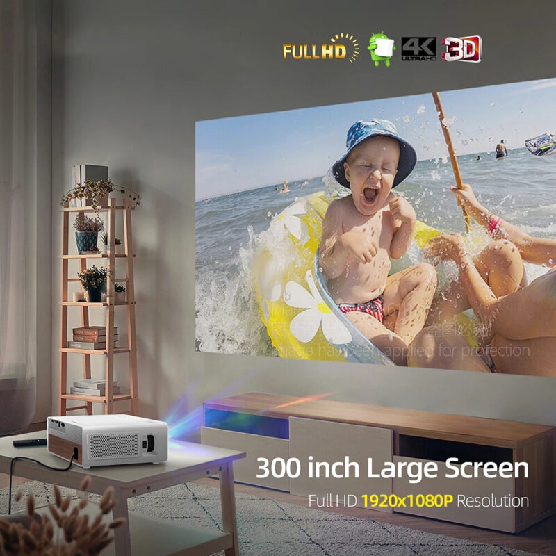 Projektorius Full HD 4K 9200lm 5000: 1 300