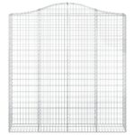 Gabiono krepšiai vidaXL 200x30x200220 cm  patvarūs ir stabilūs