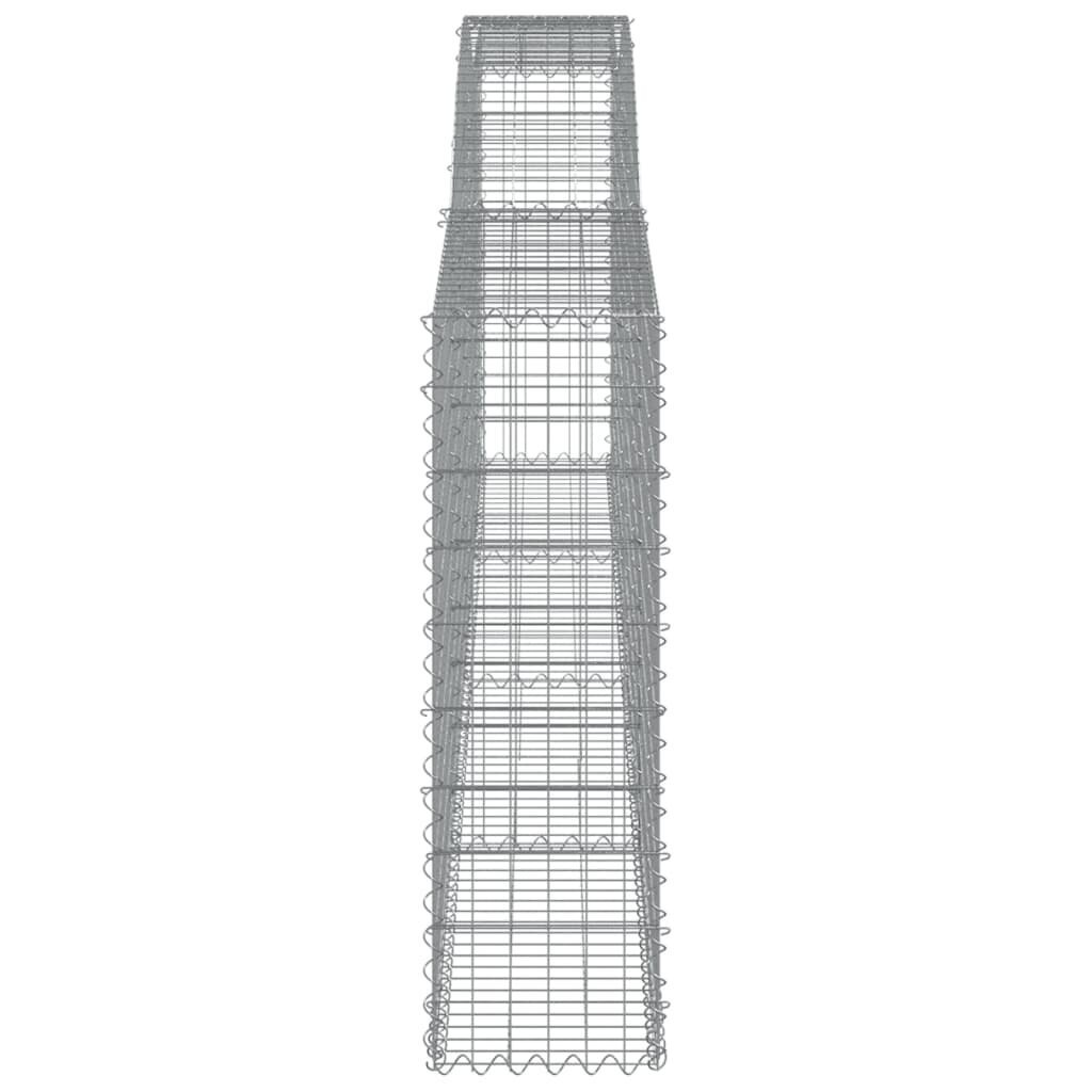 gabionokrepsiaividaxl400x30x100120cmae85dkainareference belsilt Gabiono krepšiai vidaXL 400x30x100120 cm patvarūs tvorelėms