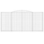 gabionokrepsiaividaxl400x30x180200cmcopyof70f33reference belsilt Gabiono krepšiai vidaXL 400x30x180200 cm patvarūs ir stabilūs